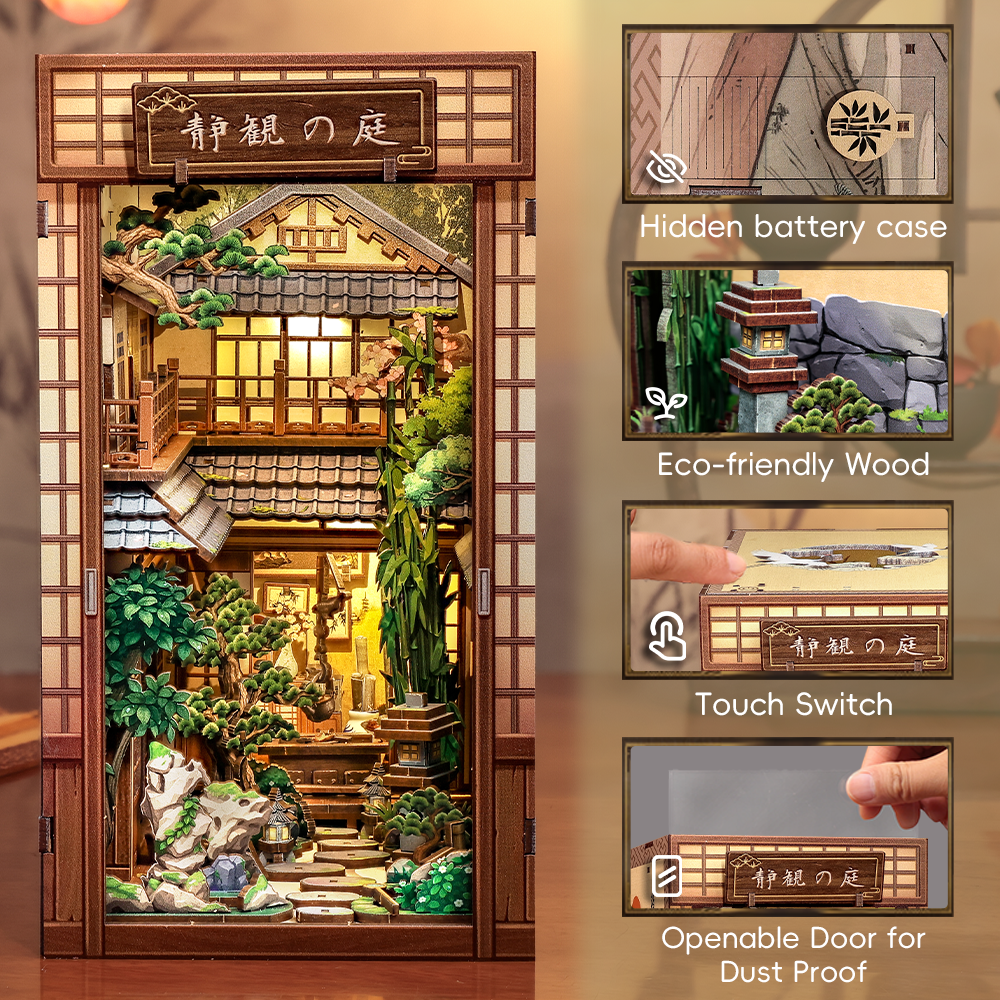 Serene Courtyard | CUTEBEE DIY Book Nook Kit