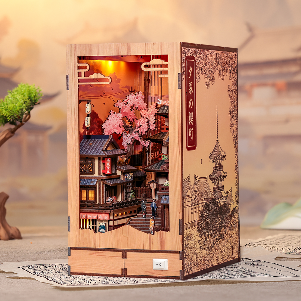 Twilight Sakura Path | CUTEBEE DIY Book Nook Kit
