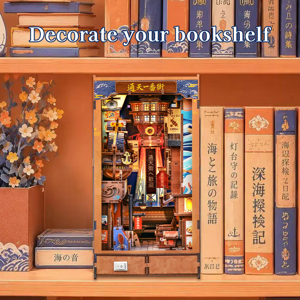 Tsutenkaku Ichiban Street | CUTEBEE DIY Book Nook Kit