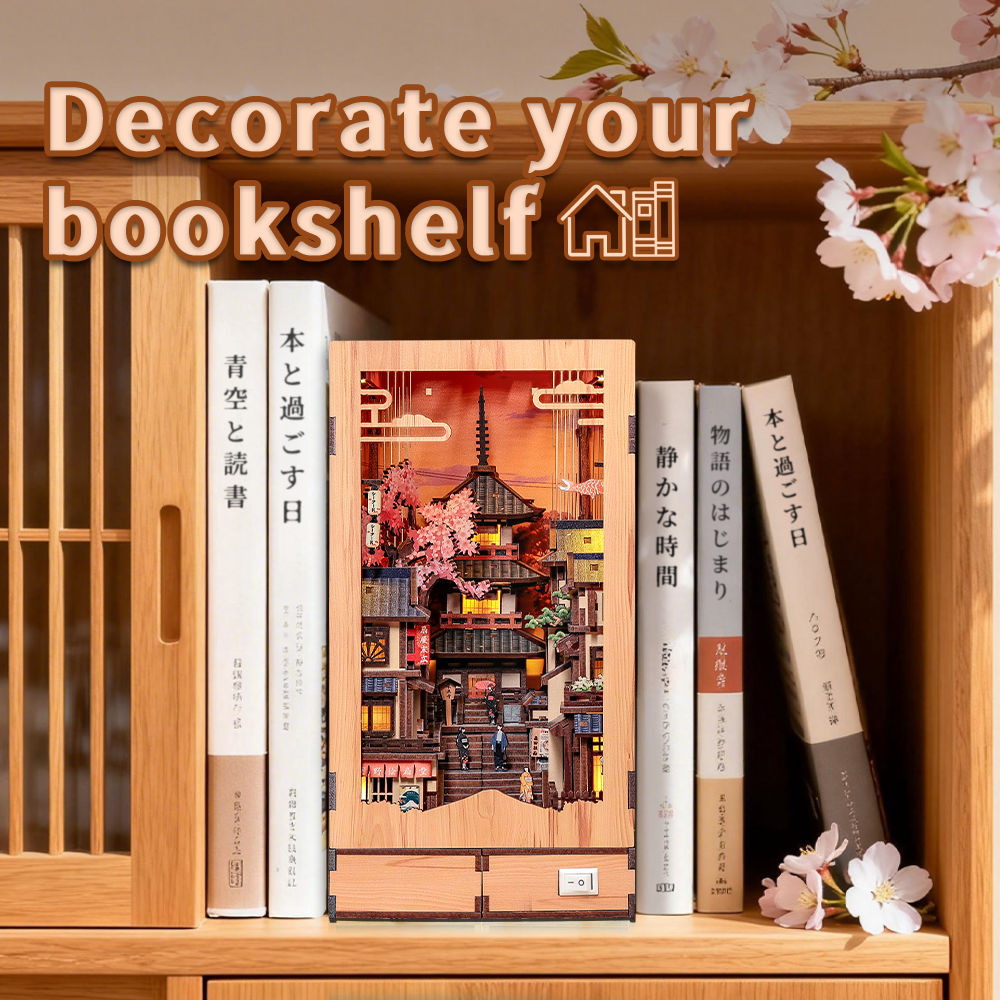 Twilight Sakura Path | CUTEBEE DIY Book Nook Kit