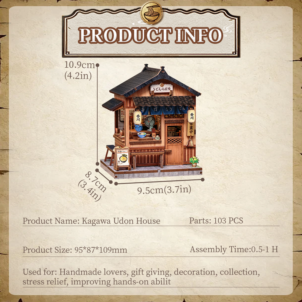 Kagawa Udon House | CUTEBEE Mini Store Series