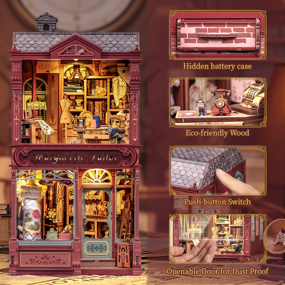 Marguerite Tailor | CUTEBEE DIY Book Nook Kit