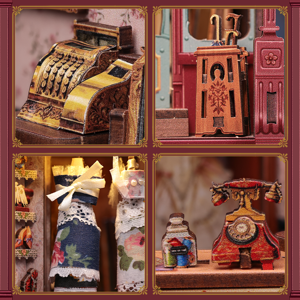 Marguerite Tailor | CUTEBEE DIY Book Nook Kit