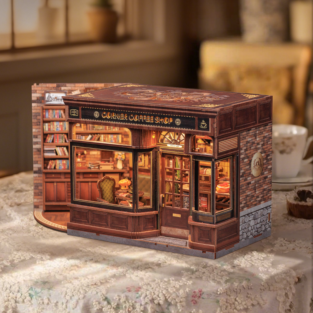 CORNER COFFEE SHOP |CUTEBEE DIY Dollhouse Kit