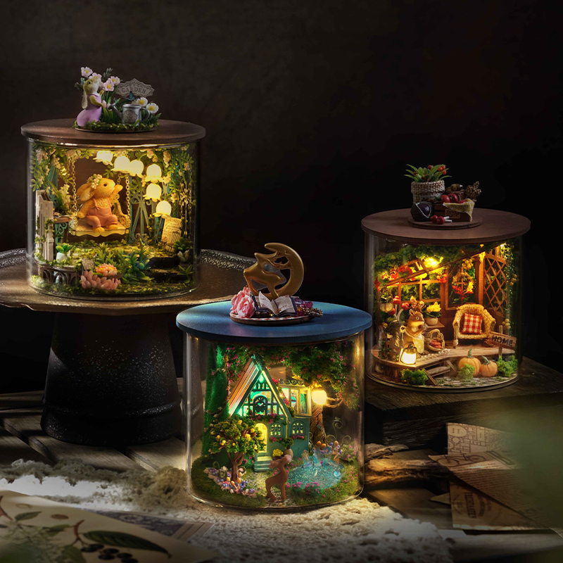 Dream Bottle Series | CUTEBEE 1: 24 DIY Dollhouse Kit