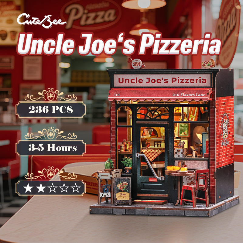 Uncle Joe's Pizzeria |CUTEBEE DIY Miniature House