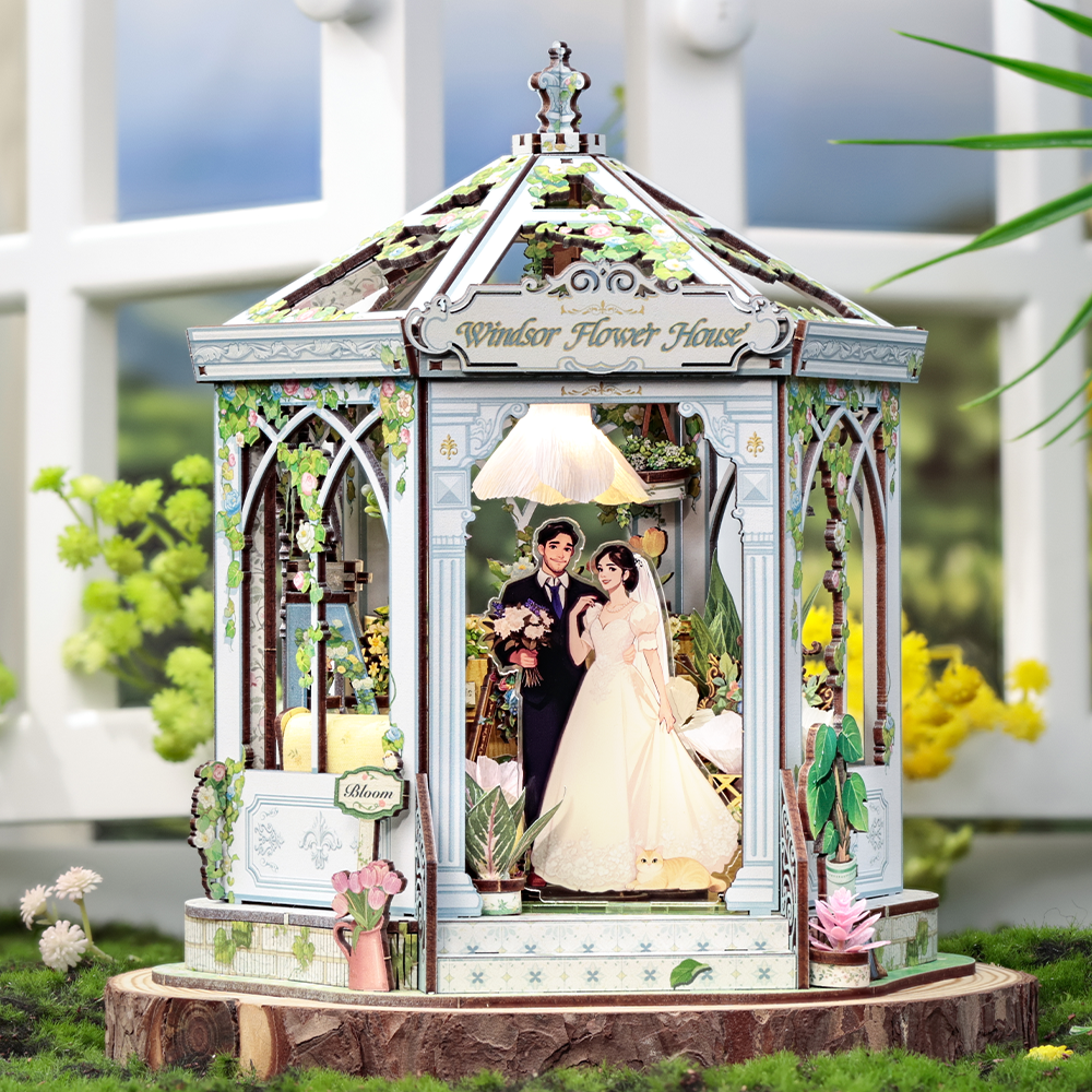 Windsor Flower House | CUTEBEE DIY Miniature House
