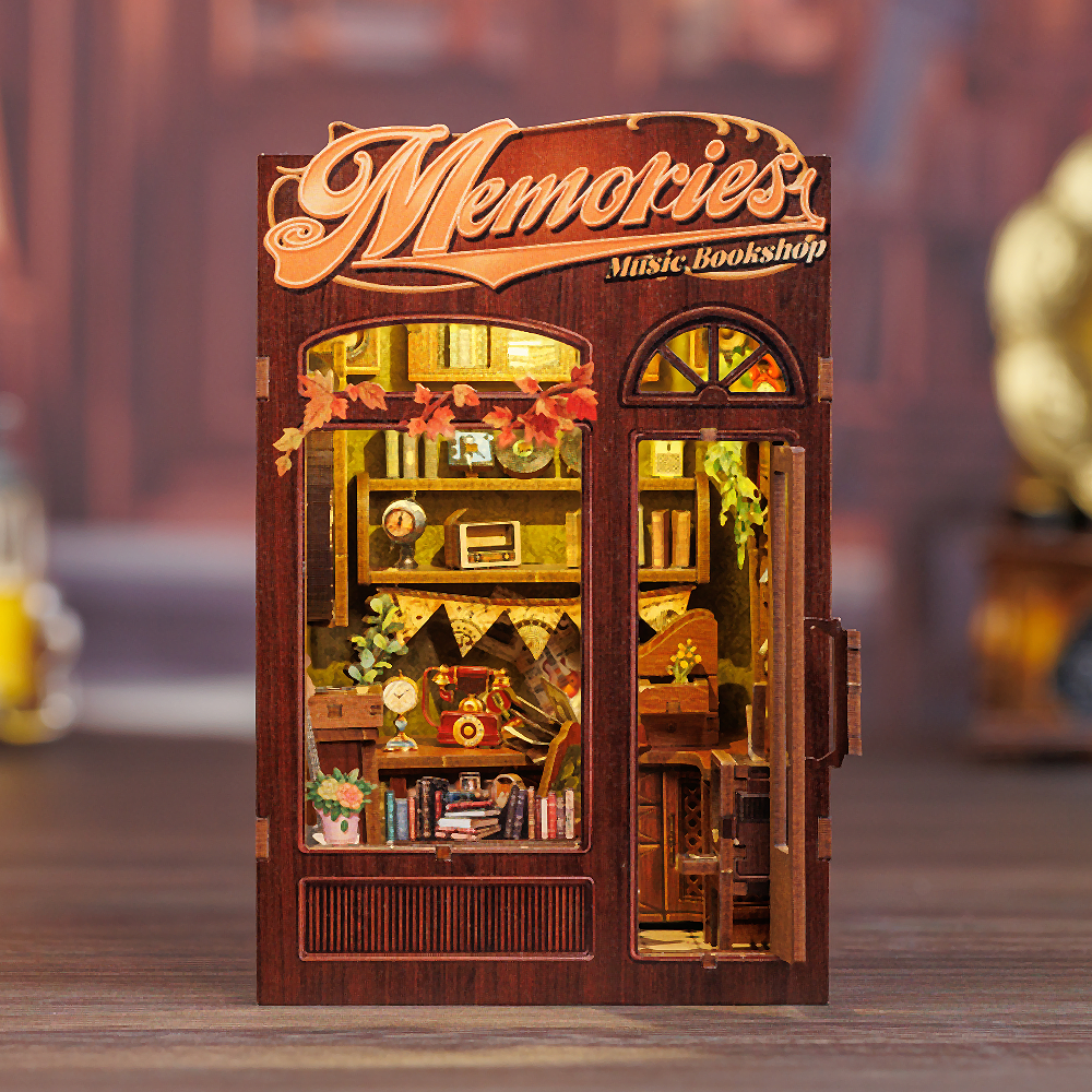 Memories Music Bookshop | CUTEBEE DIY Book Nook Kit