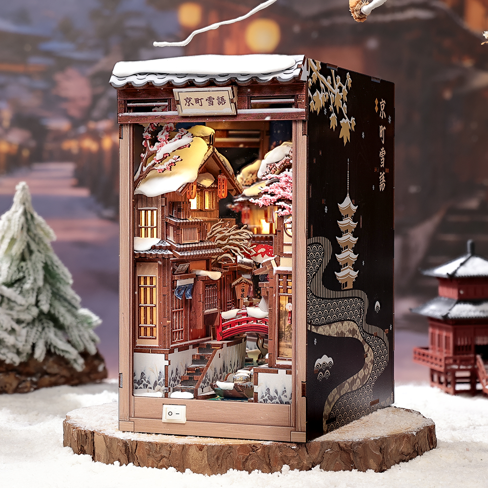 Kyoto Snow Whisper | CUTEBEE DIY Book Nook Kit