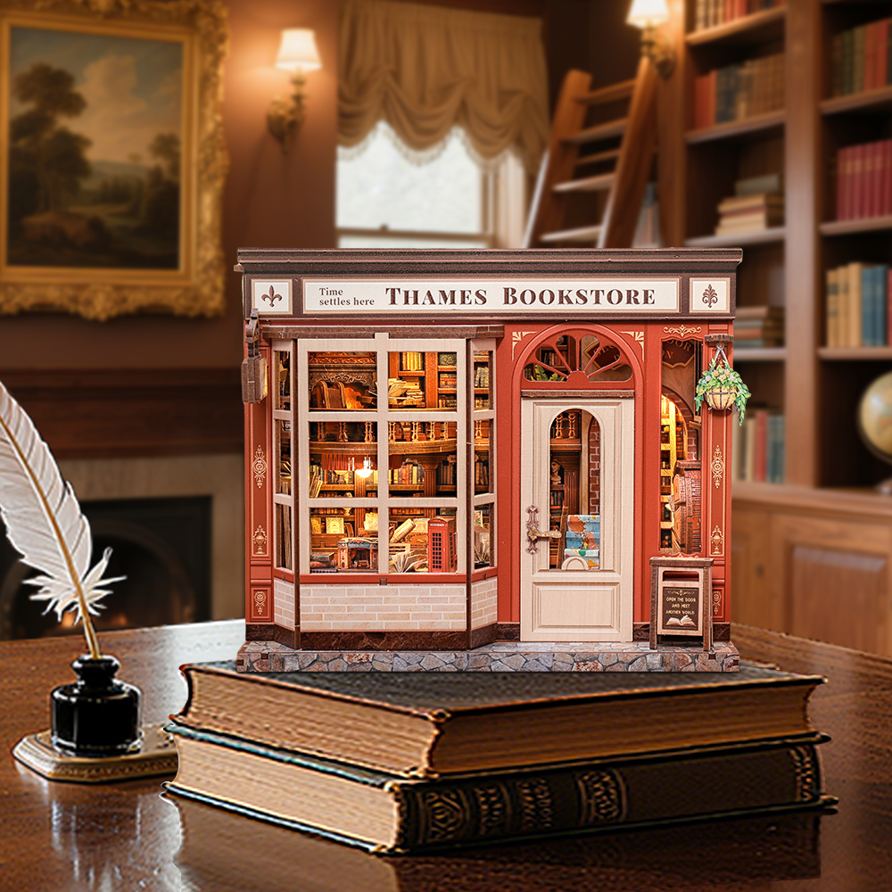 Thames Bookstore | CUTEBEE DIY Miniature House
