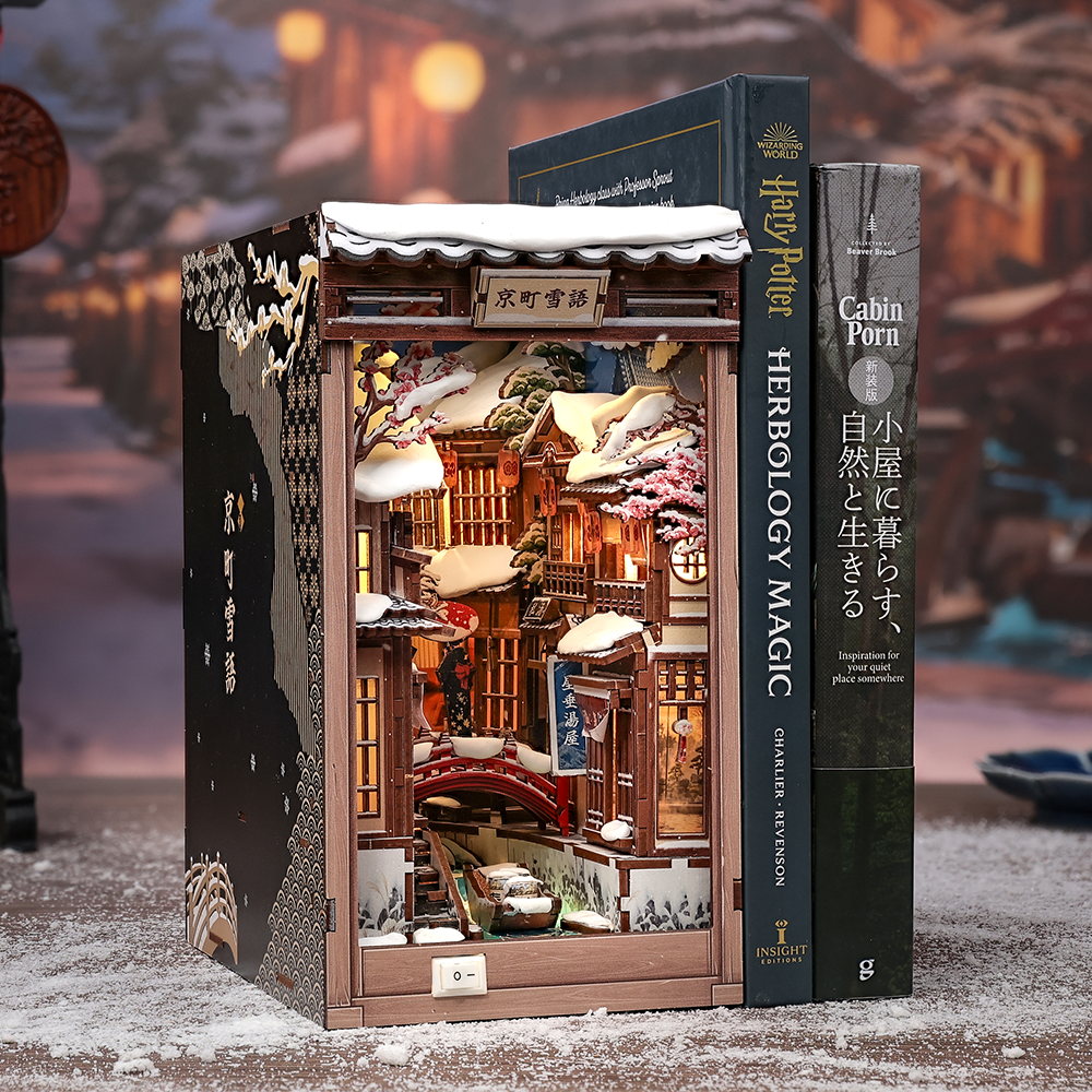 Kyoto Snow Whisper | CUTEBEE DIY Book Nook Kit