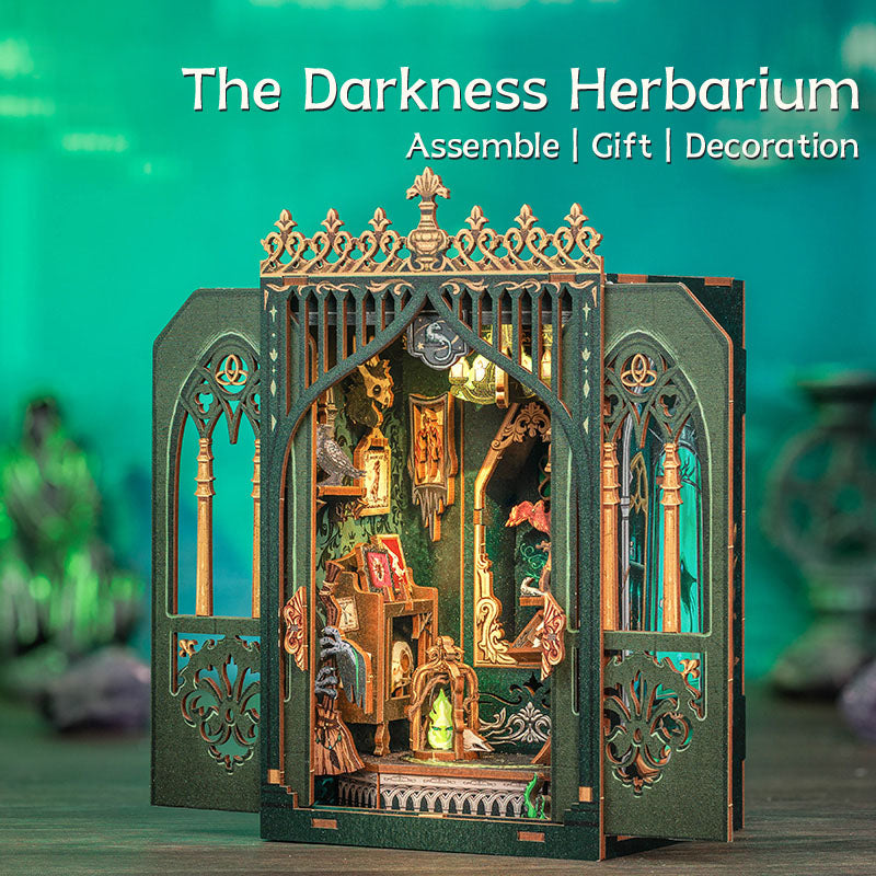 The Darkness Herbarium | CUTEBEE DIY Book Nook Kit