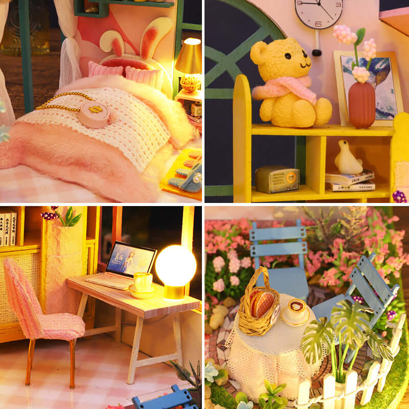 Story of Flowers | CUTEBEE 1:24 DIY Dollhouse Kit