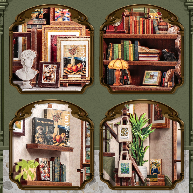 Gallery Bookstore |CUTEBEE DIY Miniature House
