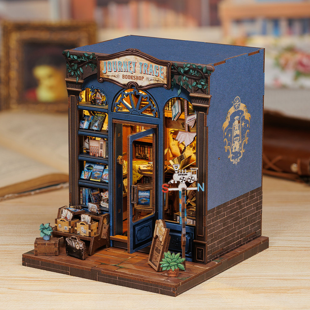 Journey Trace Bookshop | CUTEBEE DIY Book Nook Kit