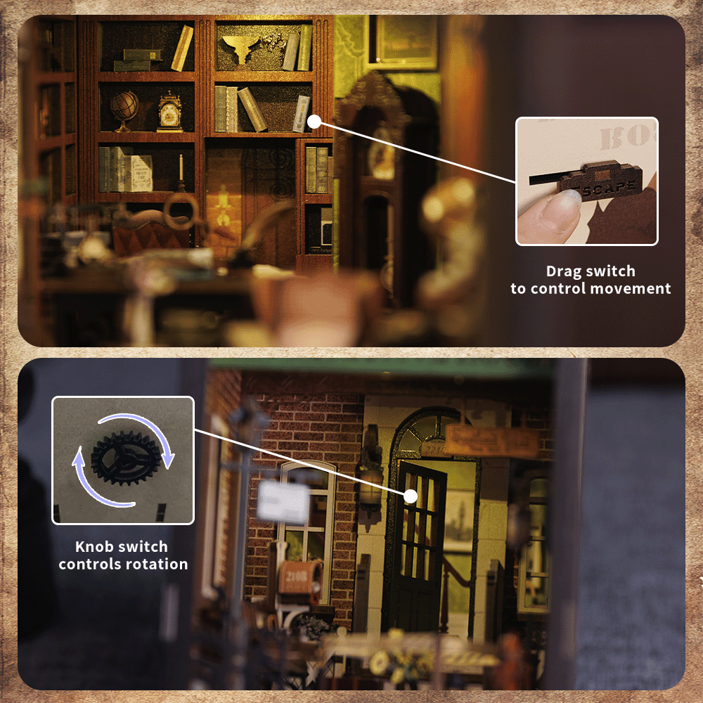 Rose Detective Agency | CUTEBEE DIY Book Nook Kit