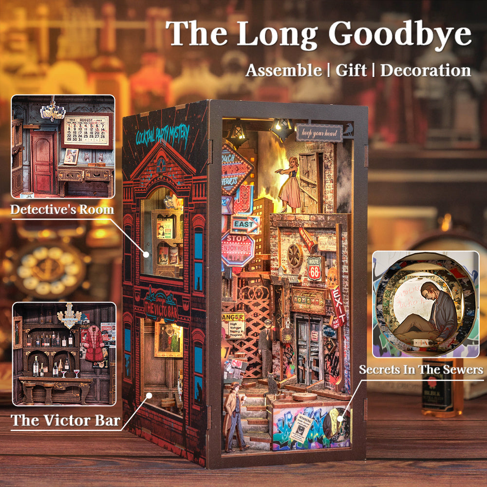 The Long Goodbye | CUTEBEE DIY Book Nook Kit