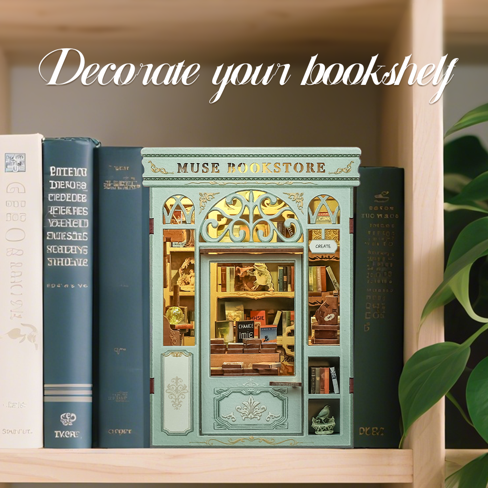 Muse Bookstore |CUTEBEE DIY Book Nook Kit