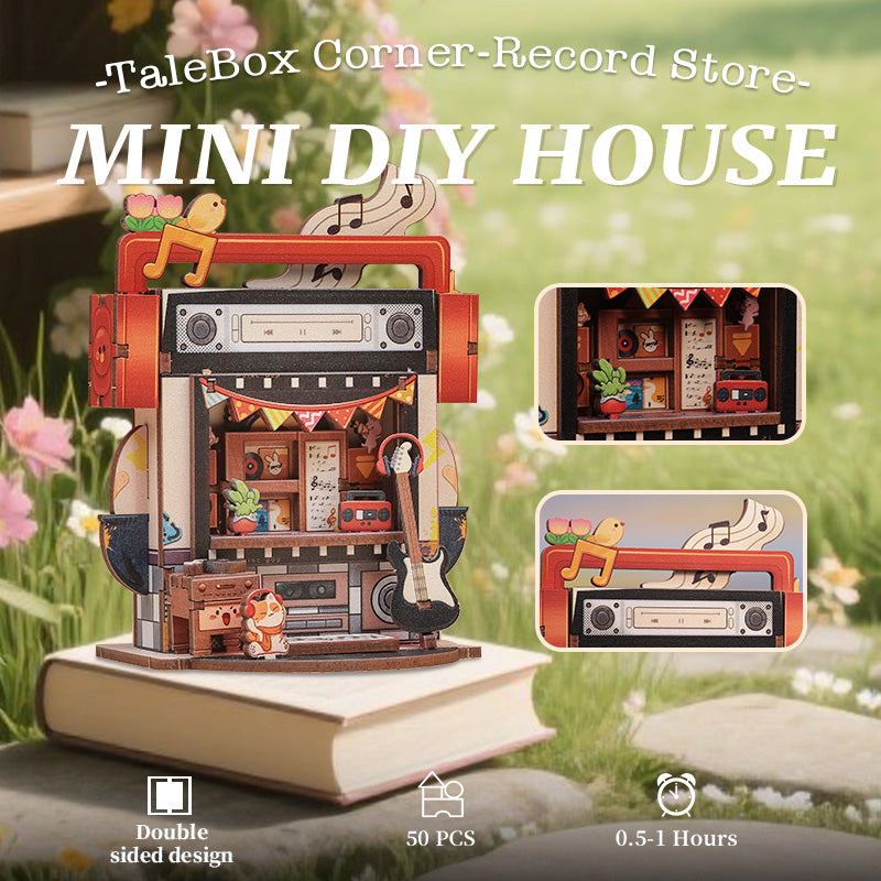 TaleBox Corner-Record Store | CUTEBEE Mini Store Series