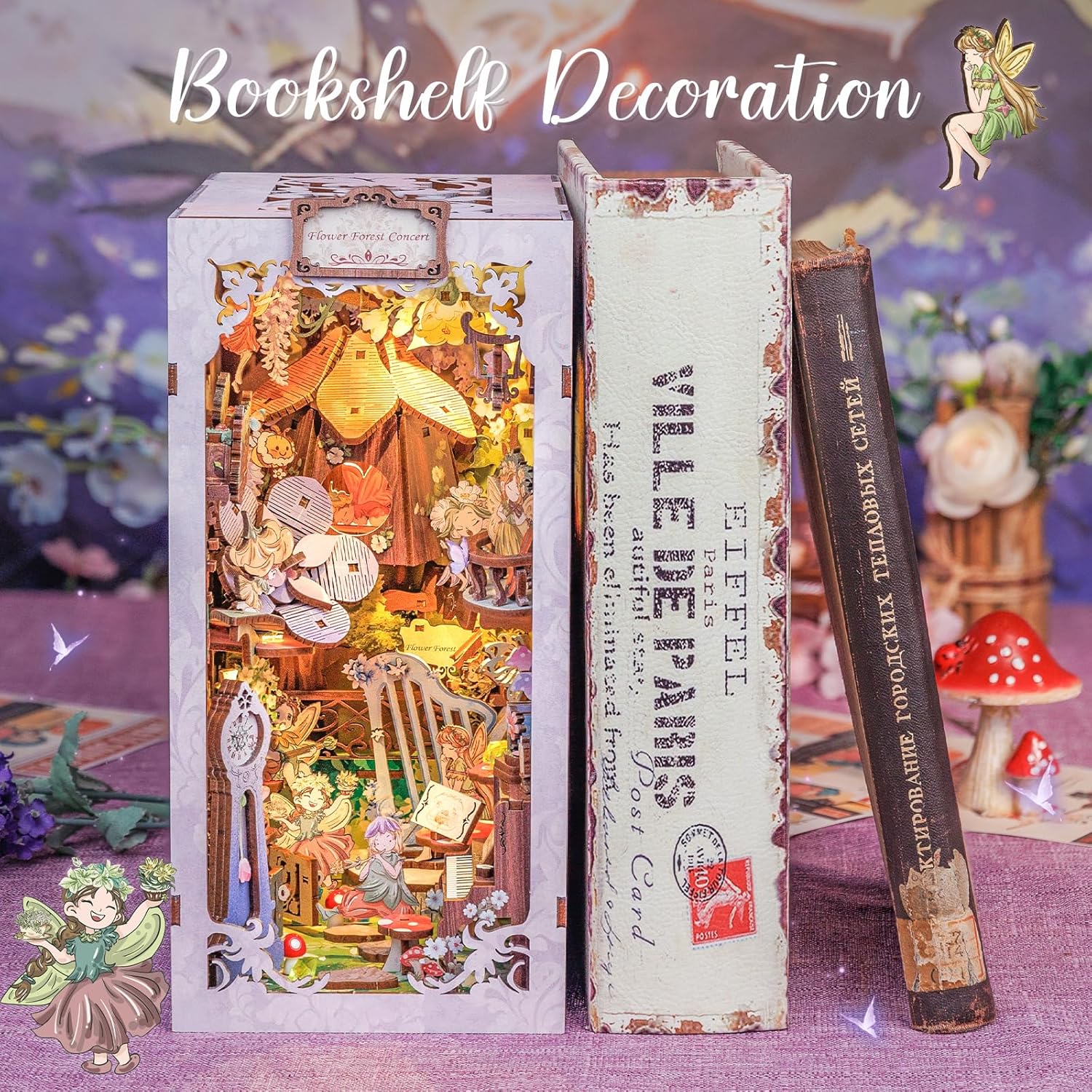 Flower Forest Concert | CUTEBEE DIY Book Nook Kit