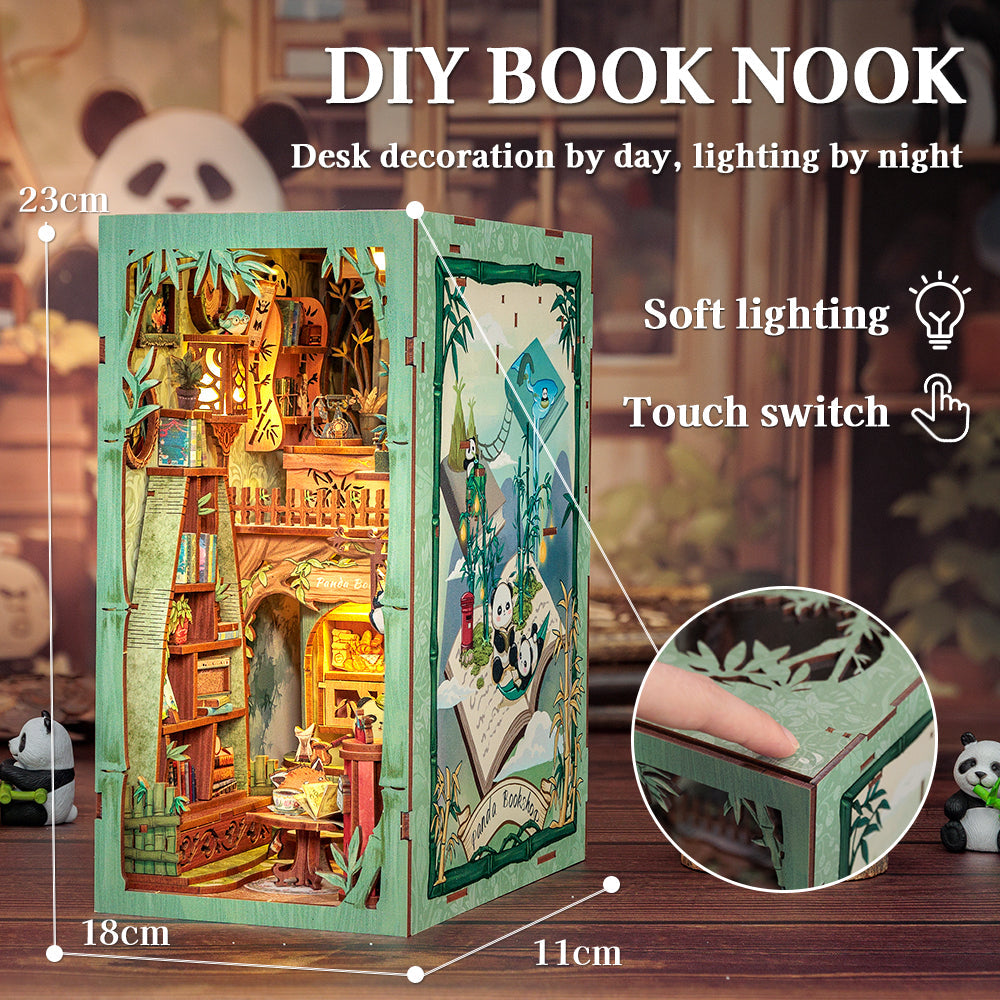 Panda Bookshop | CUTEBEE DIY Book Nook Kit