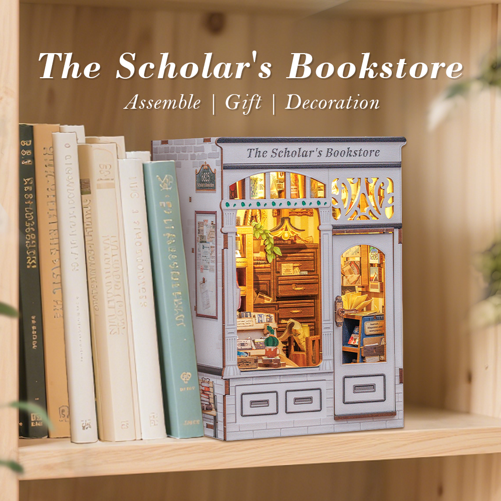 The Scholar's Bookstore | CUTEBEE DIY Book Nook Kit