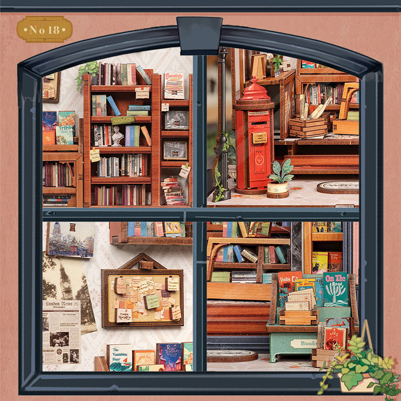 Jack's Bookery | CUTEBEE DIY Miniature House
