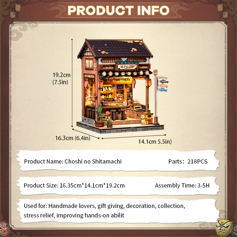 Choshi no Shitamachi | CUTEBEE DIY Miniature House