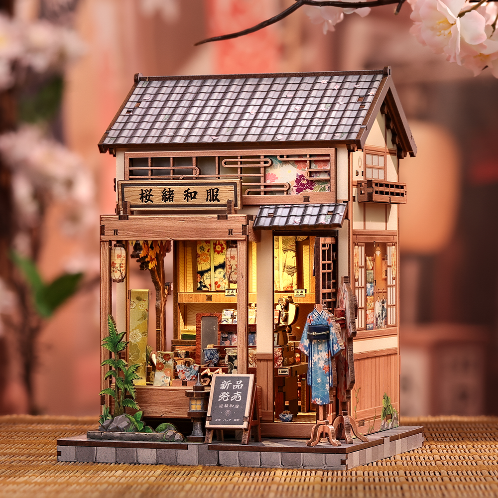 Sakura o kimono shop | CUTEBEE DIY Miniature House