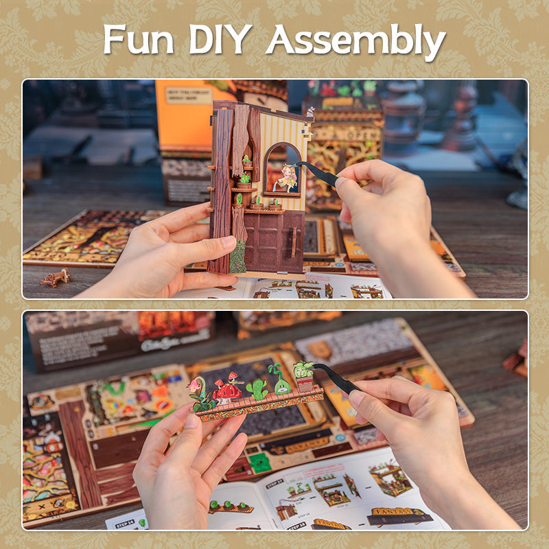 Fantacy Plant Shop | CUTEBEE DIY Book Nook Kit