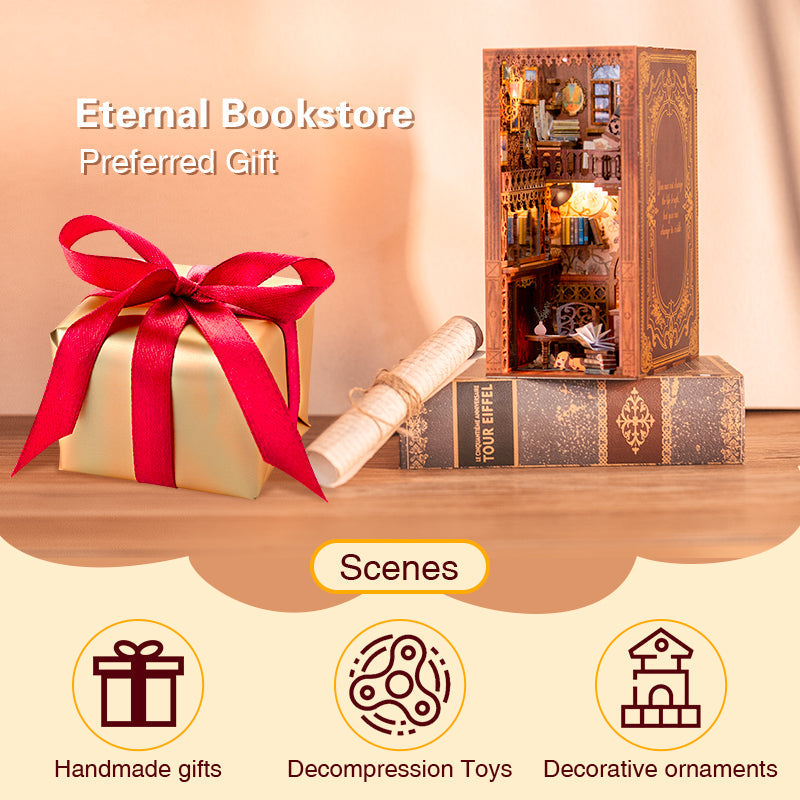 Eternal Bookstore | CUTEBEE DIY Book Nook Kit