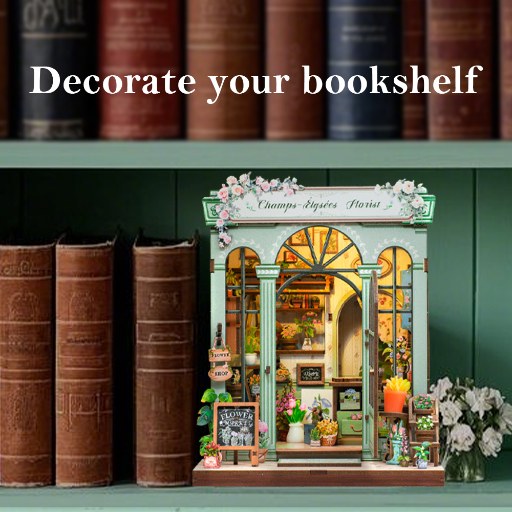 Champs-Élysées Florist | CUTEBEE DIY Book Nook Kit |
