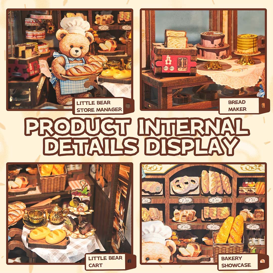 Bear Bakery DIY Book Nook Kit - NookFan