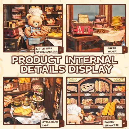 Bear Bakery DIY Book Nook Kit - NookFan