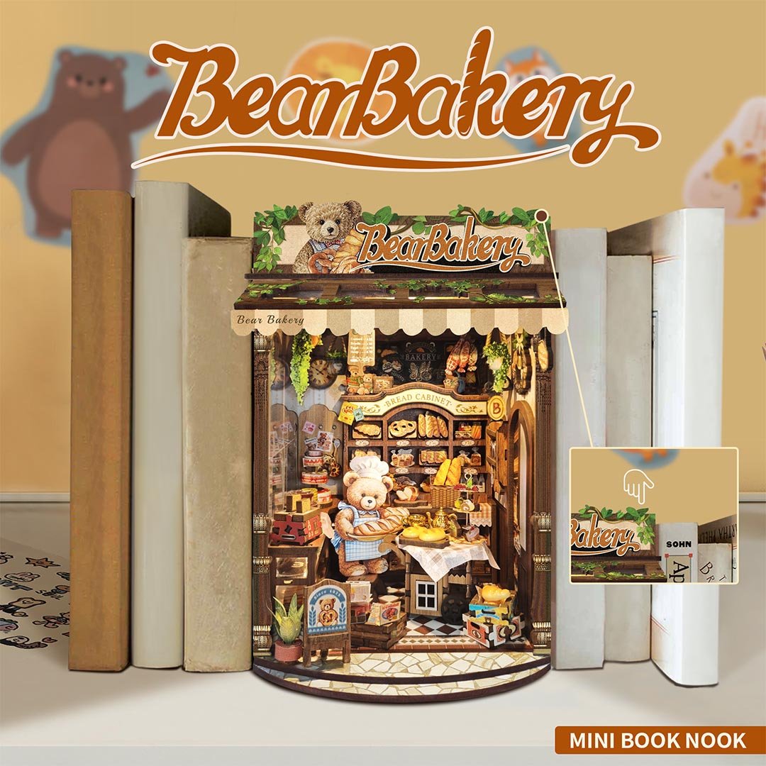 Bear Bakery DIY Book Nook Kit - NookFan