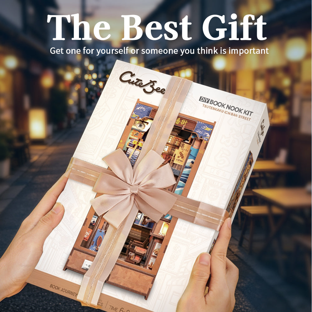 Tsutenkaku Ichiban Street | CUTEBEE DIY Book Nook Kit