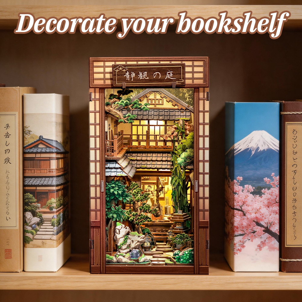Serene Courtyard | CUTEBEE DIY Book Nook Kit