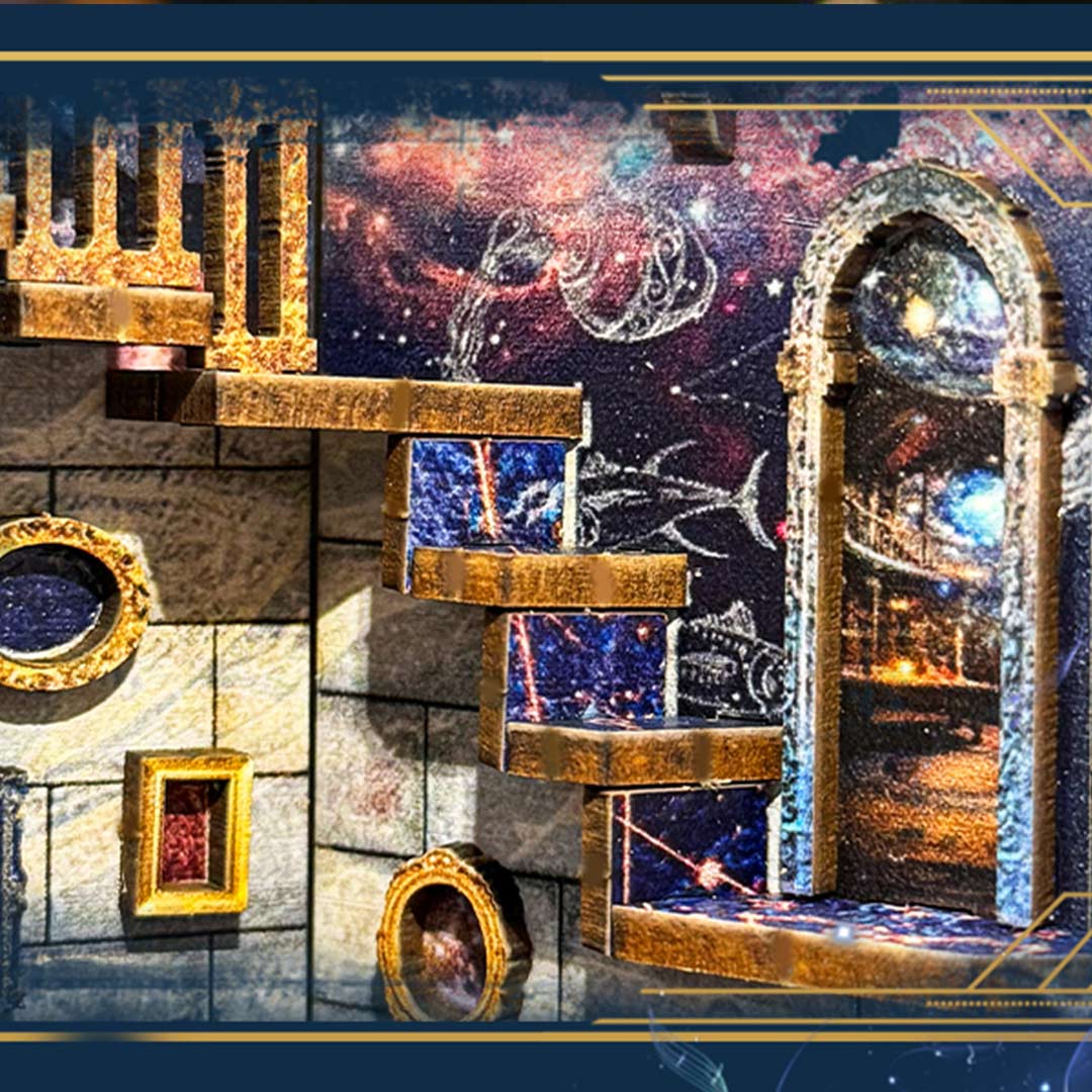 Lantern of Galaxy - 3D Wooden Puzzle - NookFan
