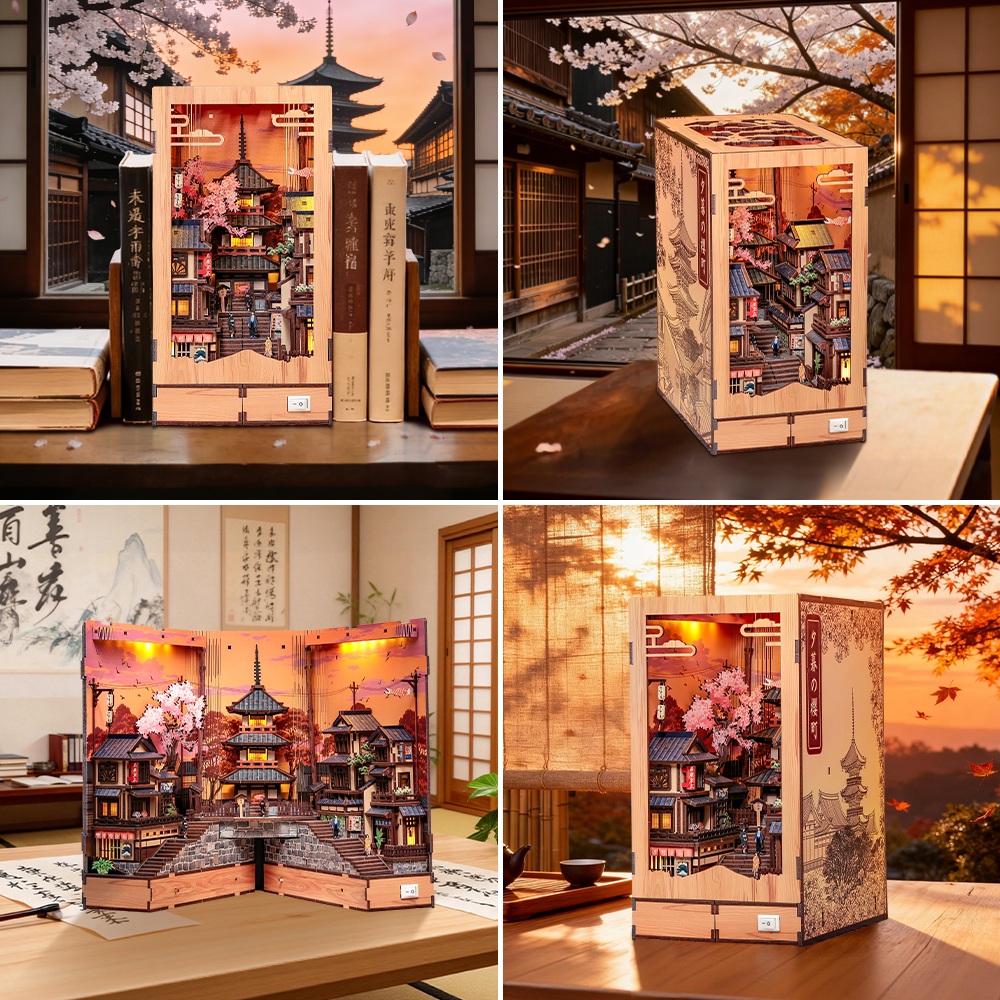 Twilight Sakura Path | CUTEBEE DIY Book Nook Kit