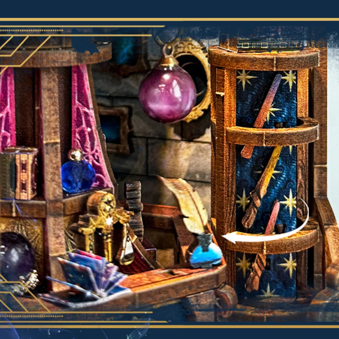 Lantern of Galaxy - 3D Wooden Puzzle - NookFan