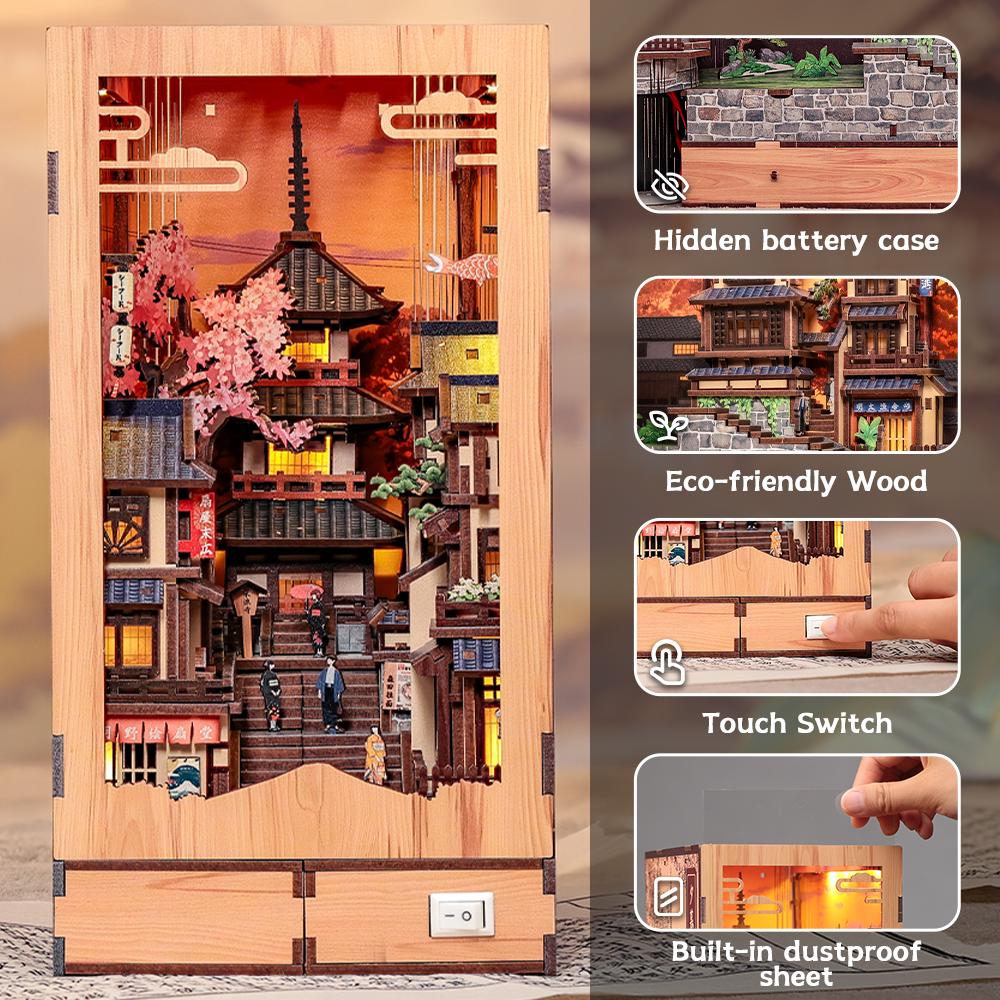 Twilight Sakura Path | CUTEBEE DIY Book Nook Kit