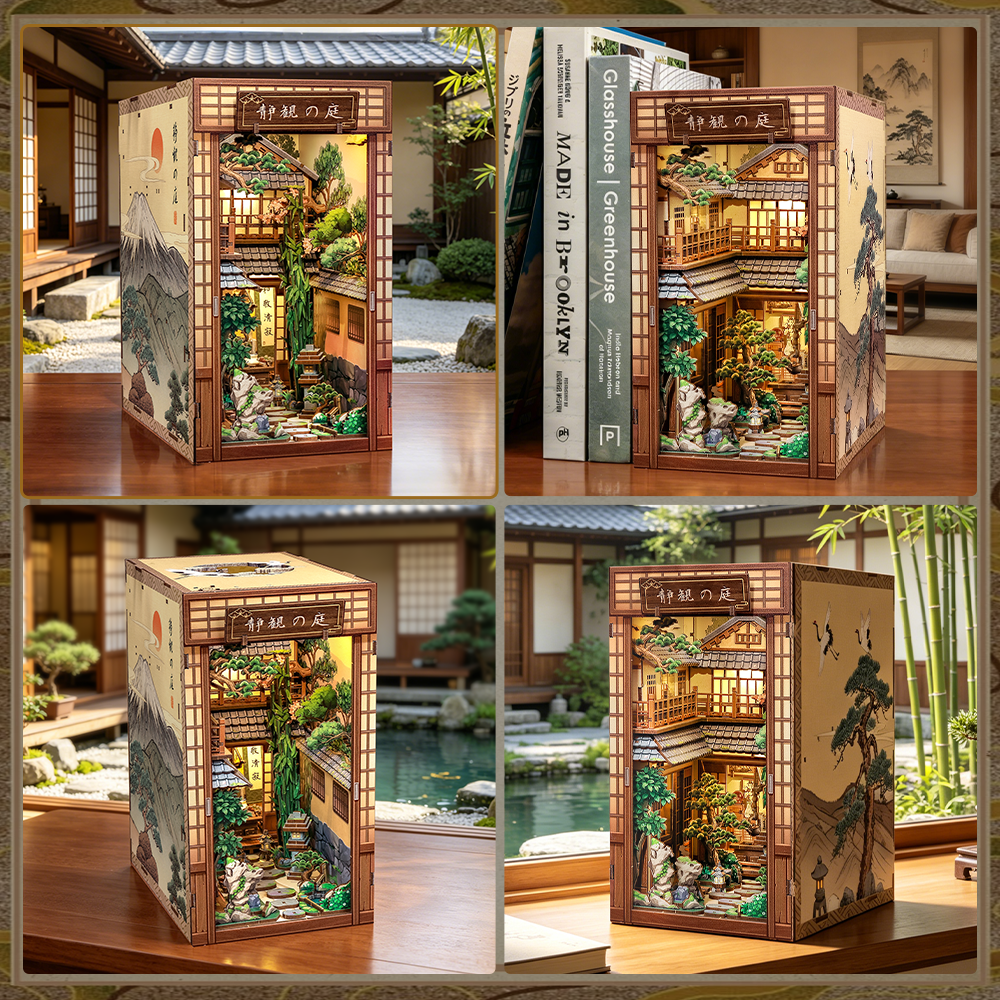Serene Courtyard | CUTEBEE DIY Book Nook Kit