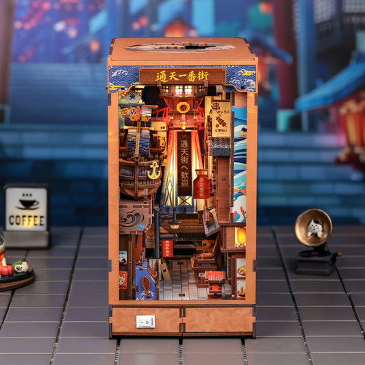 Tsutenkaku Ichiban Street | CUTEBEE DIY Book Nook Kit