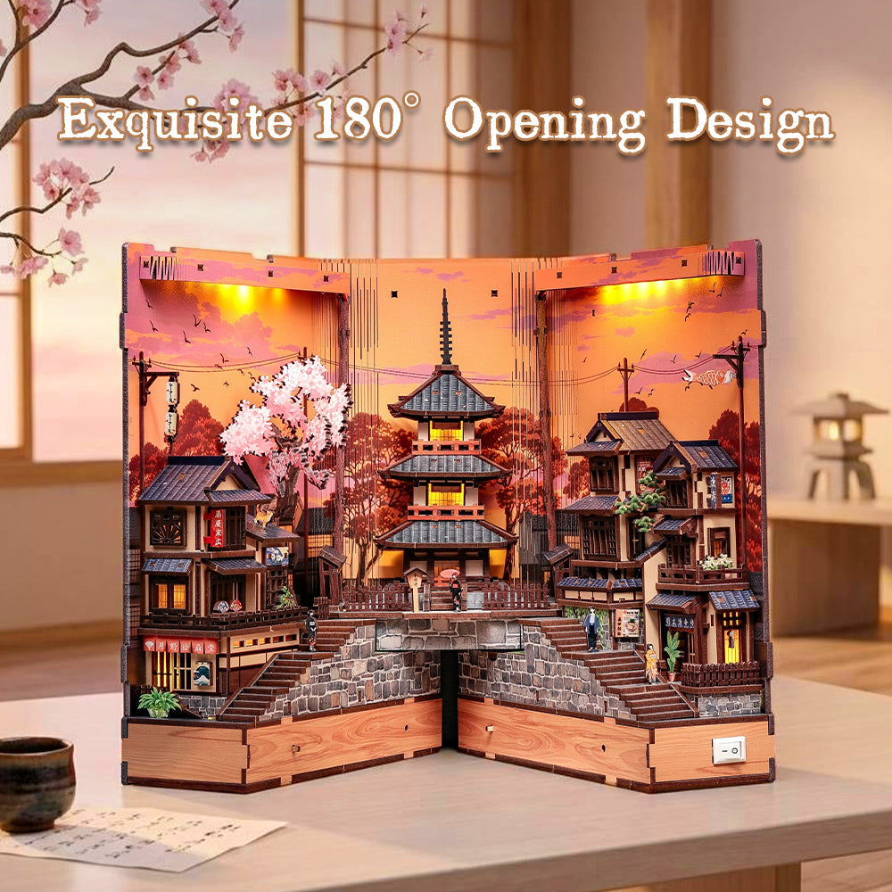 Twilight Sakura Path | CUTEBEE DIY Book Nook Kit