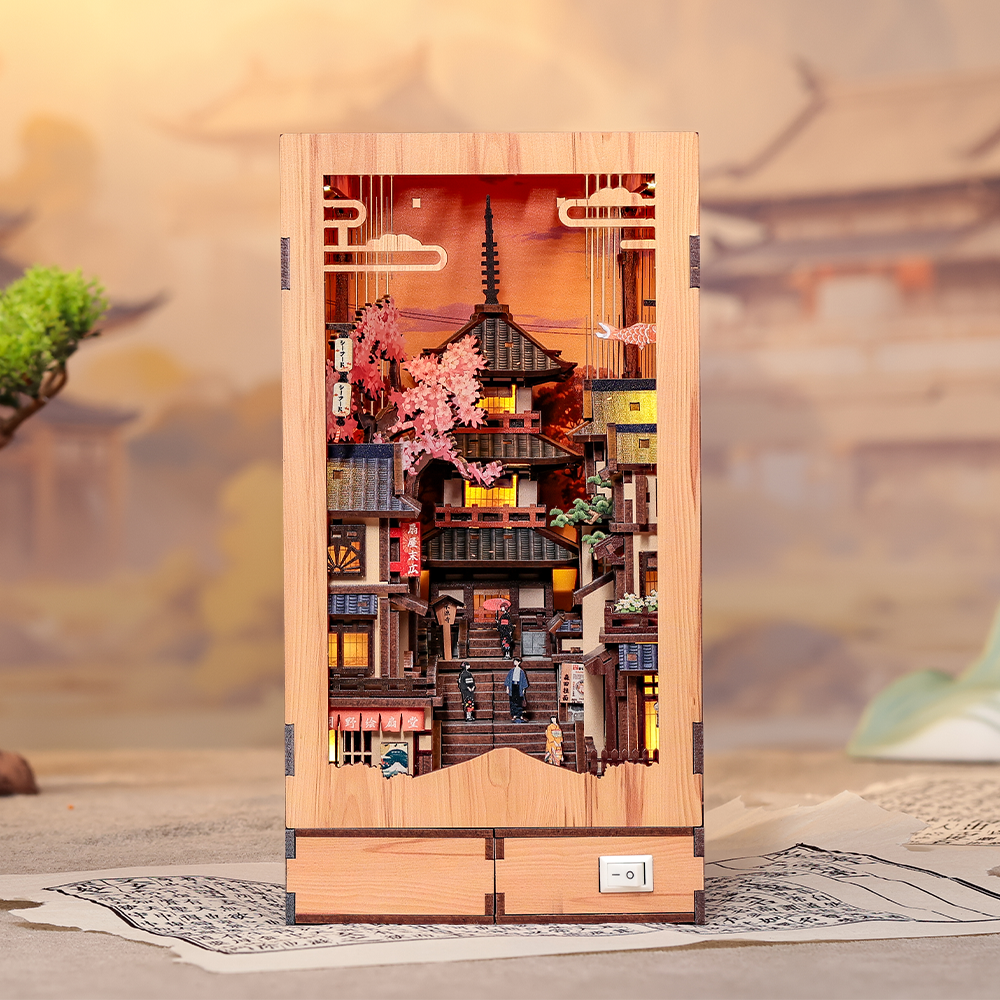 Twilight Sakura Path | CUTEBEE DIY Book Nook Kit