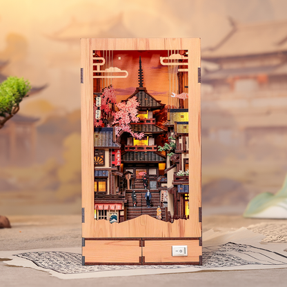 Twilight Sakura Path | CUTEBEE DIY Book Nook Kit