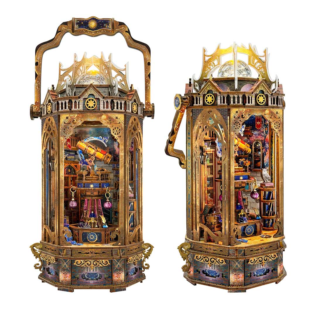 Lantern of Galaxy - 3D Wooden Puzzle - NookFan