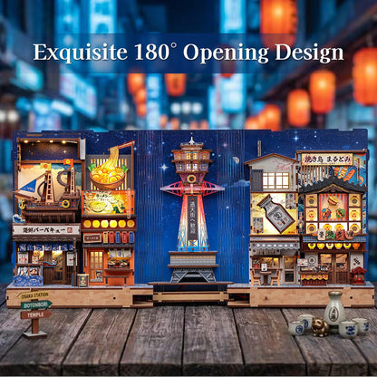 Tsutenkaku Ichiban Street | CUTEBEE DIY Book Nook Kit