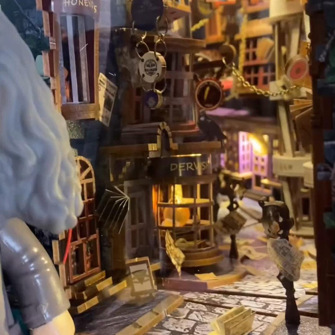 Magic Night Alley - DIY Book Nook Kit - NookFan