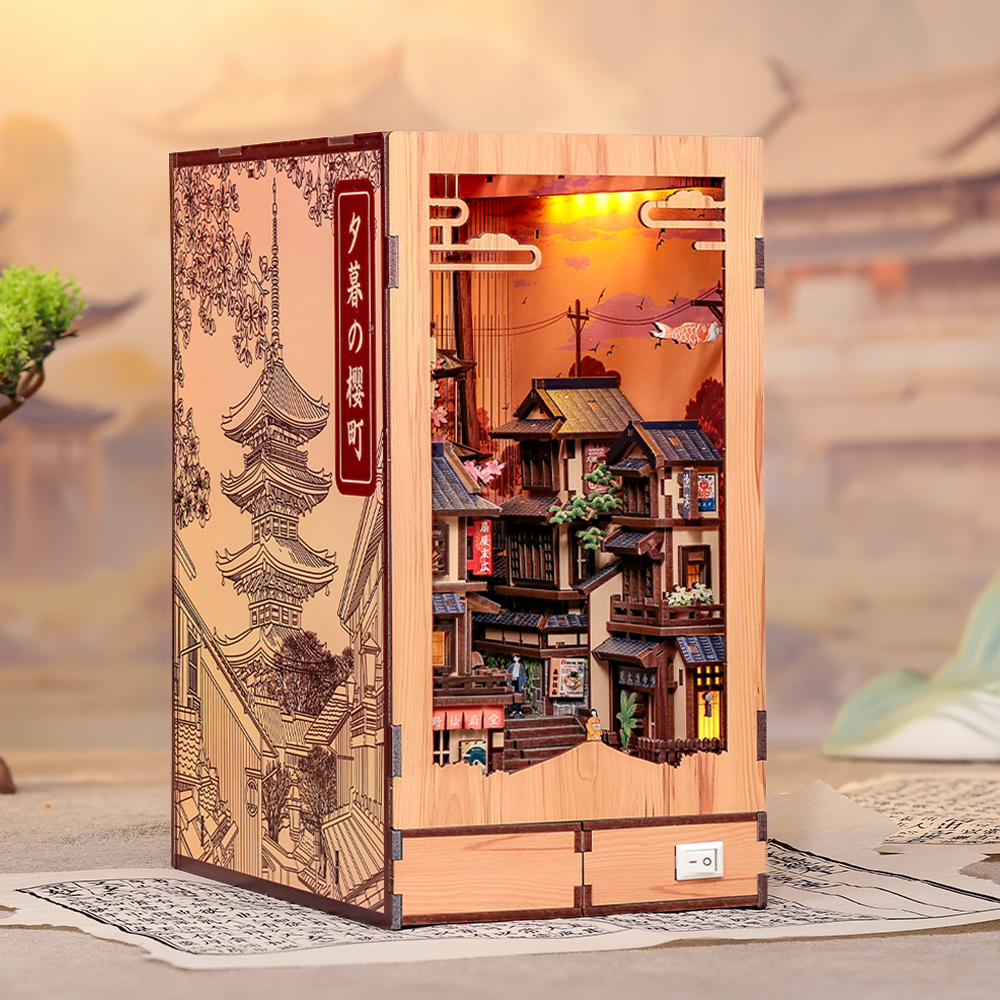 Twilight Sakura Path | CUTEBEE DIY Book Nook Kit